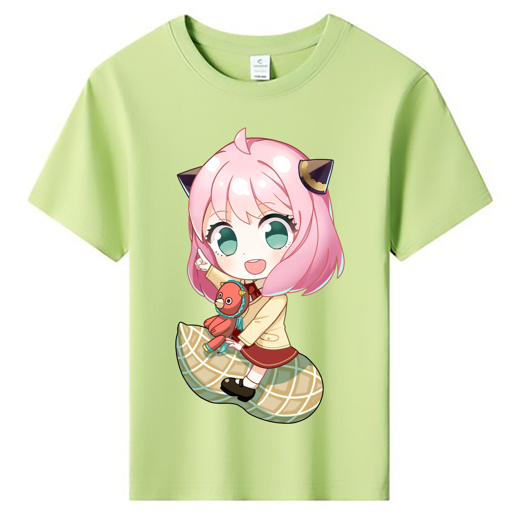 （画像用） SPY×FAMILY间谍家家酒 綿100％キッズTシャツ（フロントプリント）